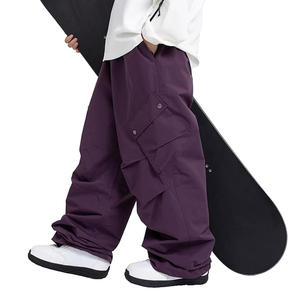 Pantalon de ski imperméable d'extérieur, nouveau modèle hiver, coupe ample, épais, chaud, coupe-vent, pour homme, pour le snowboard et les activités de neige - Product Image 1