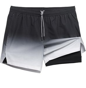 <b>Orange</b> Color Double Layer Activewear Summer Gym Workout Fitness Running <b>Shorts</b> Breathable Elastic Waist With Drawstring <b>Shorts</b> - Product Image 6