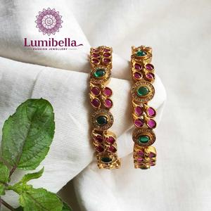Kemp Bridal Engagement Bangles-Classic Vintage Diamond Bracelet - Product Image 1