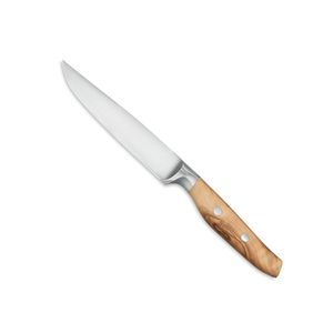 Couteaux à steak haute performance avec lame en acier inoxydable non dentelée et manche noir durable pour service de table en restaurant - Product Image 4
