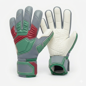 Guantes de Portero de Fútbol, Dedos Completos, Material PU, Antideslizantes, Correa de Muñeca Ajustable, Unisex, para Entrenamiento y Partidos - Product Image 6