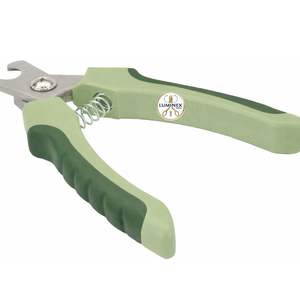 Coupe-ongles professionnels pour chien en acier inoxydable, lame à bout arrondi, design ciseaux pour droitiers, manche court pour le toilettage et l'entretien des griffes - Product Image 1