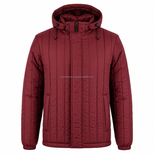 Chaqueta Acolchada con Cierre Completo para Hombre, Ligera, Cálida, Informal, para Invierno, para Actividades al Aire Libre, Aislante, Fabricante OEM ODM - Product Image 1