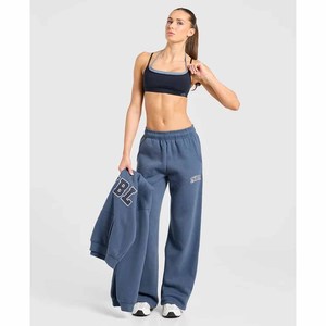 Wholesale Cotton Blend <b>Fleece</b> <b>Women</b> Sweat Suit Pullover Hoodie and Loose <b>Joggers</b> Two Piece Set With Custom Applique Embroidery - Product Image 4