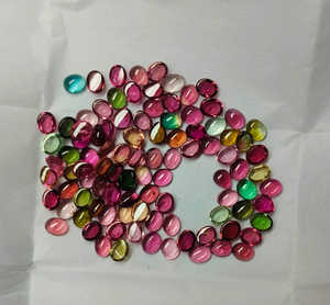 Lote de piedras preciosas sueltas de mezcla facetada de turmalina múltiple Natural 100%, piedras preciosas de varios colores, piedras preciosas de alta calidad hechas a mano, joyería - Product Image 2