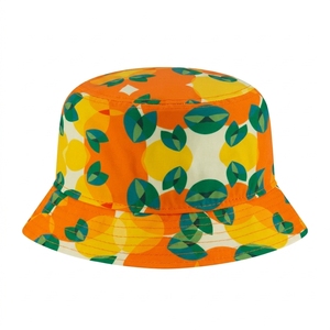 Chapeau seau à motif de fruits unisexe, décontracté, printemps-été, vêtements de plage, toile en polyester, taille adulte 56-58CM - Product Image 4