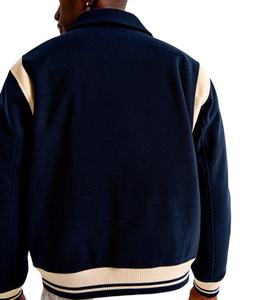 Veste universitaire à logo personnalisé veste universitaire en laine véritable à la mode Baseball Letterman Bomber School College Veste universitaire en laine d'hiver - Product Image 2