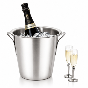 Maxfresh Tulip Wine Bucket Metal <b>Ice</b> Bucket for Wine Cooler Champagne <b>Ice</b> Bucket for Celebration - Product Image 1