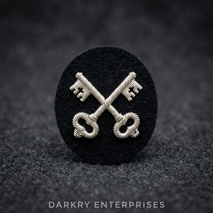 Insignia Masónica Hecha a Mano con Alambre de Lingotes de Oro, Escuadra y Compás, Regla de Plomada, Emblema Personalizado de Logia, Parche Bordado para Blazer - Product Image 2