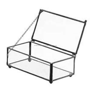 Joyero tan elegante Muy atractivo con cuentas de cristal Nuevo estilo increíble Caja de cristal Precioso por Look No.1 Caja de collar de calidad - Product Image 4