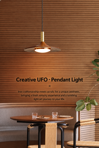 Lámpara Colgante Retro de Estilo Escandinavo Simple para Restaurante, Bar o Mesa de Comedor, con Pantalla de Vidrio en Tono Nogal - Product Image 6