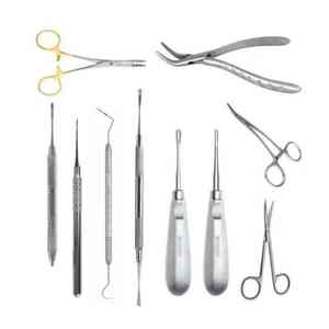 Kit d'outils de nettoyage dentaire en acier inoxydable, cure-dents, gratte-dents, miroir buccal, instruments dentaires manuels - Product Image 5