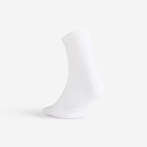 <b>Men's</b> <b>White</b> Casual Ankle Spandex/Polyester/Cotton Breathable Eco-Friendly Knitted Solid Color Daily Wear Summer Style Regular - Product Image 4