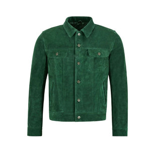 Professional Manufacture Winter <b>Trucker</b> <b>Jackets</b> High Quality Stitching Genuine Leather Front Comfortable Casual Wear Custom Size - Product Image 1