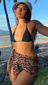 Swimsuit Coverups for Women Sarong Beach Bikini Wrap Sheer Short Skirt <b>Chiffon</b> <b>Scarf</b> for Swimwear 2026 - Product Image 3