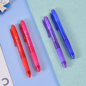 Penna cancellabile da disegno colorato creativo con gomma liscia da scrivere 8 colori penna a inchiostro neutro penna gel cancellabile - Product Image 3