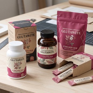 Capsules de glutathion en marque privée OEM, soutien de l'éclat de la peau, complément alimentaire, formule personnalisée, logo personnalisé - Product Image 5