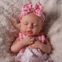 Poupée Bébé Reborn Réaliste Babeside 16'' en Silicone Corps Entier 100% Silicone, Jouet Mannequin Mode Nouveau-né/Tout-petit, Jouet DIY, Jouet Doux