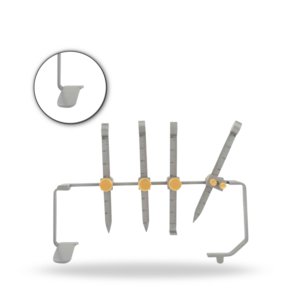 Projectomètre nasal Davis 15 cm, instrument de mesure pour chirurgie plastique ORL, pour rhinoplastie de précision. - Product Image 1