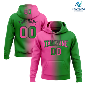 Sweat-shirt à capuche personnalisé avec dégradé de couleurs, en molleton doux pour homme, streetwear, usage quotidien, par Novenza - Product Image 4