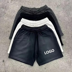 Men's Casual Solid Cotton Plain Dyed Vintage Sun Faded Distressed Acid Washed <b>Cargo</b> Shorts Streetwear - Product Image 3