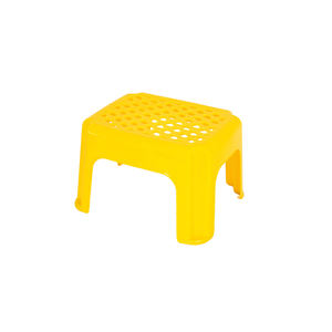 Taburete Bajo Moderno de Plástico con Patrón Ovalado, Taburete de Baño Resistente de PP - Product Image 5