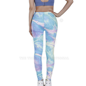 Leggings de Alto Rendimiento, Elegantes y Cómodos, Cintura Elástica, Spandex/Nylon Sólido, Ligeros, Textura Premium, para Entrenamiento - Product Image 3