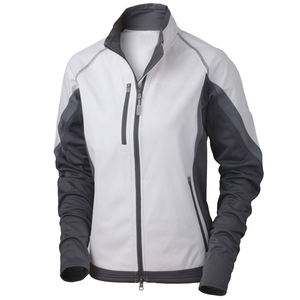 <b>Men's</b> Hooded Color Blocking Sporty Softshell Winter <b>Jacket</b> Waterproof Windproof Outdoor Wear with <b>Half</b> <b>Zip</b> Closure Nylon Shell - Product Image 2