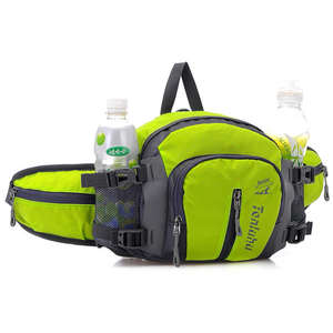 Riñonera Deportiva de Gran Capacidad para Fitness, con Cierre de Cremallera, para Correr, Senderismo al Aire Libre, con Bolsillo para Móvil y Botella - Product Image 1