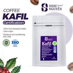 Café en grains entiers Arabica Robusta torréfié moyen, doux et caféiné, qualité supérieure, vente en gros OEM/ODM, durée de conservation de 12 mois, bon prix - Product Image 6