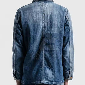 Chaqueta de Mezclilla para Hombre, Corte Regular, Color Sólido, Cierre de Botones, Estilo Urbano, Ropa Exterior 2026 - Product Image 5