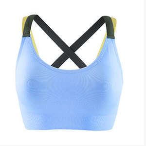 Soutiens-gorge de sport rembourrés sans couture avec logo frontal respirant pour femmes, idéaux pour le yoga, le fitness et l'entraînement en salle de sport – Collection 2026 – Offre Spéciale - Product Image 3