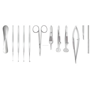 Ensemble d'instruments chirurgicaux pour chalazion, 12 pièces, en acier inoxydable, outils ophtalmiques, vente en gros, fabricant - Product Image 3