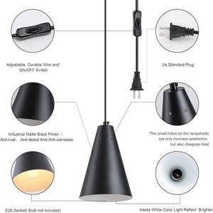 Lampe suspendue globe moderne, luminaire de plafond élégant avec cadre métallique de qualité supérieure pour la salle à manger, la cuisine, la décoration de café - Product Image 4