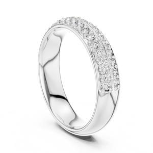 Anillo de Compromiso y Aniversario de Boda para Mujer VDS, Oro Sólido de 18K, Diamante Natural de Corte Brillante, Certificado IGI, Diamante HI-VSSI - Product Image 5