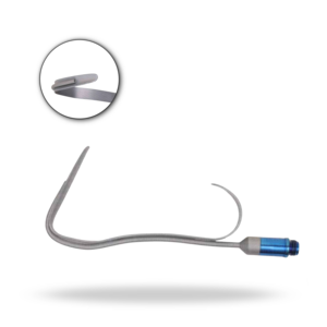 Retractor Converse con Guía de Fibra Óptica, Instrumento Quirúrgico, Retractor Nasal para Cirugía ORL, Acero Inoxidable - Product Image 1