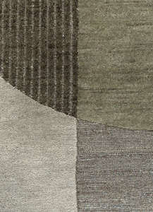 Abstract Wool/Silk Hand Knotted Thin Non Slip Rectangle <b>Door</b> <b>Mat</b> Rug <b>Machine</b> <b>Washable</b> Floor Covering for Home Hotel Entryway - Product Image 4