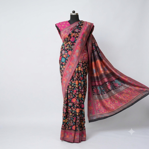 Women's Winter Boho Kani <b>Wool</b> Long Shawls Hand Embroidery Breathable High-quality Fashionable Free Size Multi Color SK NOOR SONS - Product Image 2