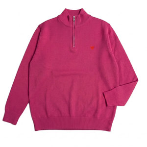 Sudadera holgada con media cremallera y forro polar ecológico para mujer, estilo urbano, personalizada al por mayor, para la temporada de otoño/invierno - Product Image 2