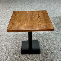Meubles de restaurant modernes et durables, tables à manger en bois massif, tables de bar commerciales pour hôtels, tables à dessert, tables à café, ensembles de chaises pour café