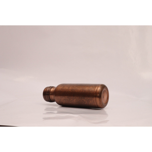 Bouteille d'eau en cuivre pur 1000 ml avec motif gravé à la main, bienfaits ayurvédiques pour la santé, bouteille de voyage écologique pour le yoga et la gym - Product Image 4