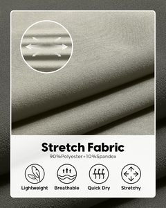 Shorts de sport pour hommes, durables, légers, respirants, écologiques, séchage rapide, couleur unie, performance, course à pied, randonnée - Product Image 6