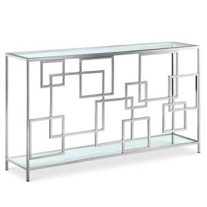 Modern <b>Space</b> <b>Saver</b> Iron Console <b>Table</b> with Rock Slab Edge Folding Structure for Entryway and Living Room Decor - Product Image 3