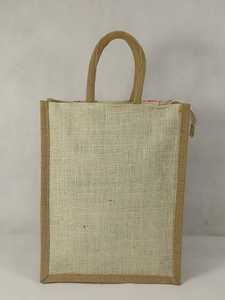 กระเป๋าผ้าปอกระเจาพิมพ์ลายดอกไม้ |   ถุงช้อปปิ้งและถุงของขวัญแบบใช้ซ้ำได้ที่เป็นมิตรกับสิ่งแวดล้อม |   กระเป๋าหิ้วปอกระเจาธรรมชาติพร้อมโลโก้สั่งทำ - Product Image 4