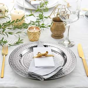 Plato de plástico resistente reutilizable, elegante, para decoración de mesas de banquete - Product Image 6