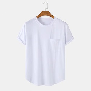 Camiseta de algodón 100% de alto gramaje con dobladillo redondo, estilo streetwear, 220 GSM, con logotipo personalizado bordado, OEM ODM, venta al por mayor - Product Image 6