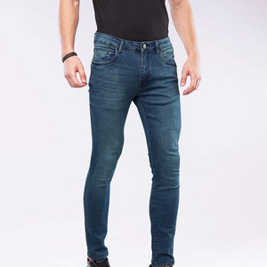 Jeans de Mezclilla Casuales para Hombre con Logotipo Personalizado, Corte Ajustado, Lavados, Modelo 2026 - Product Image 3