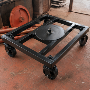 Carro de Transporte Industrial de Acero Reforzado con Plataforma Giratoria y Ruedas para Transporte de Maquinaria en Fábricas - Product Image 2