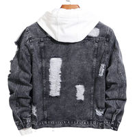 LUXE ATTIRE INDUSTRY Vestes en jean pour hommes ODM Vente en gros à bas prix Durables Décontractées Élégantes pour l'automne et le quotidien