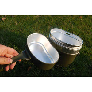 Ensemble de cuisine de camping en aluminium portable de haute qualité, boîte à lunch multi-usages pour les aventures en plein air - Product Image 2
